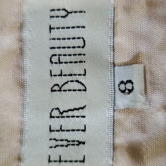 EVER BEAUTY, Gold thread with set reinstones dress. Stretch fabric. Size… - Picture 6 of 8